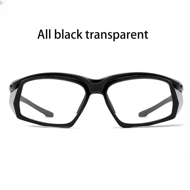 Unisex Square Full Rim TR90 Sports Glasses — view 15 | Rx Spectacle