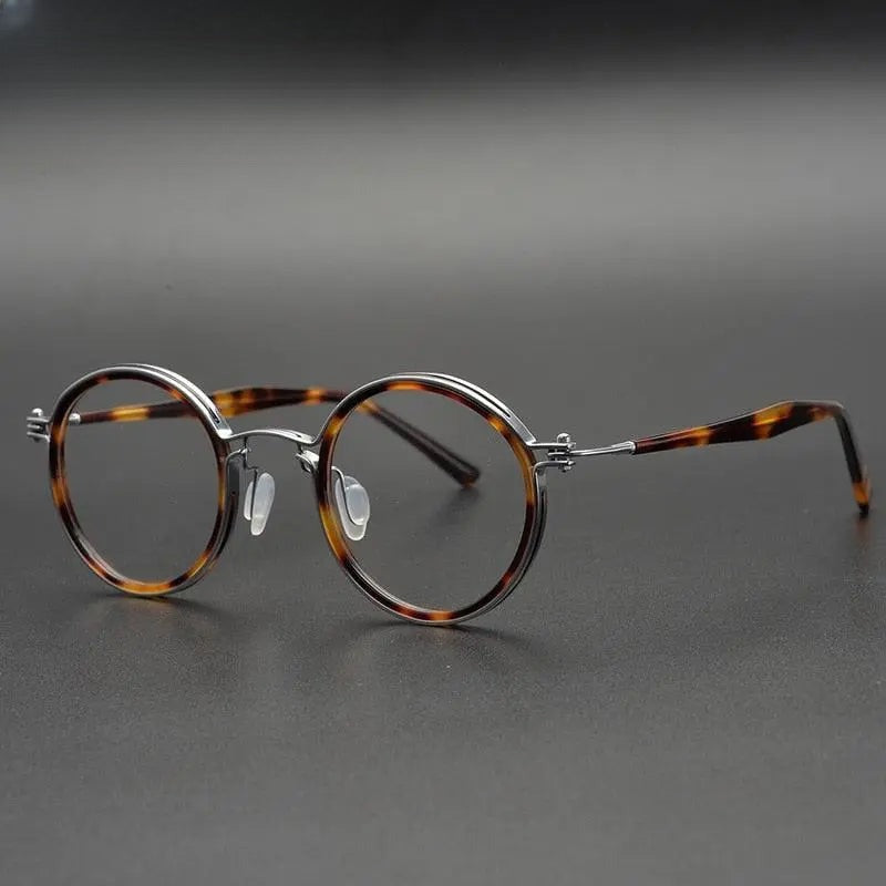 Unisex Round Full Rim Acetate Prescription Glasses Gxyj07 — view 13 | Rx Spectacle
