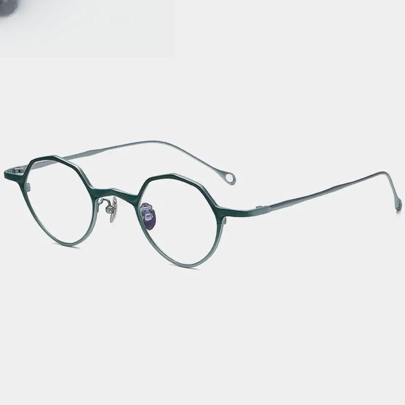 Men's Irregular Full Rim Titanium Prescription Glasses 35973 — view 1 | Rx Spectacle