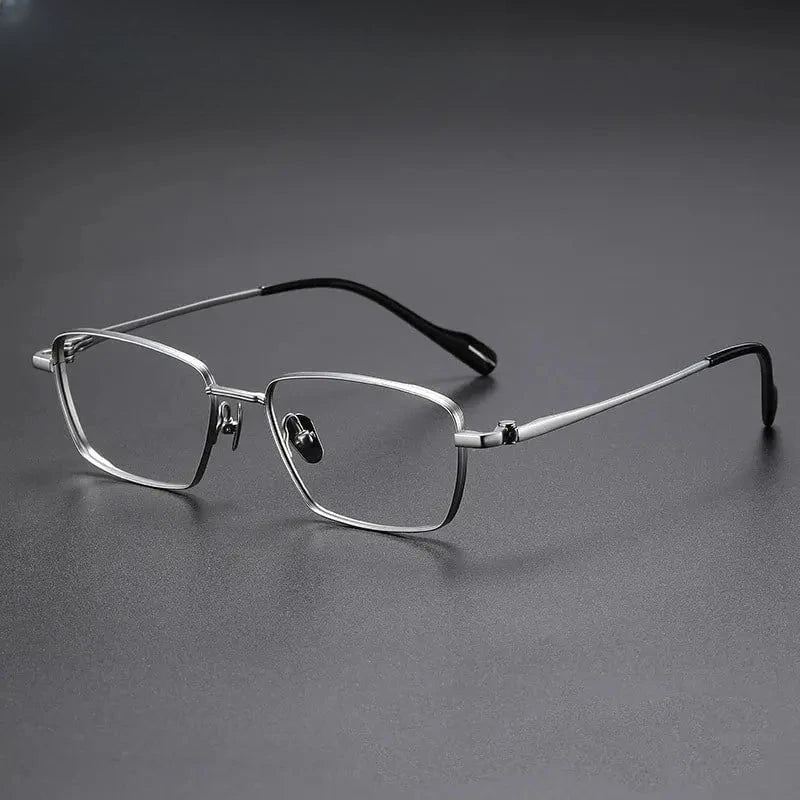 Women's Polygon Full Rim Titanium Prescription Glasses 81016 — view 5 | Rx Spectacle