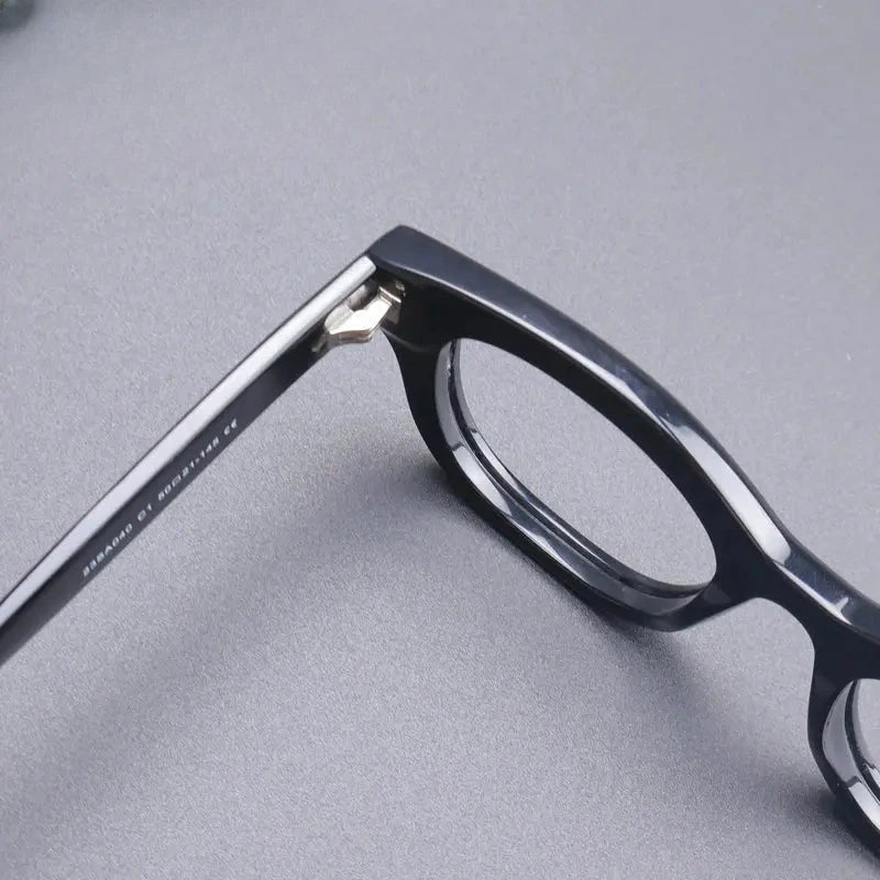 Unisex Oval Full Rim Acetate Prescription Glasses Gxyj1534 — view 4 | Rx Spectacle