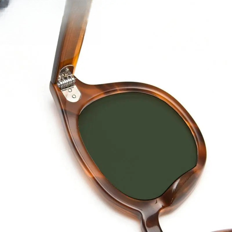 Unisex Round Full Rim Acetate Prescription Glasses 21021 — view 10 | Rx Spectacle