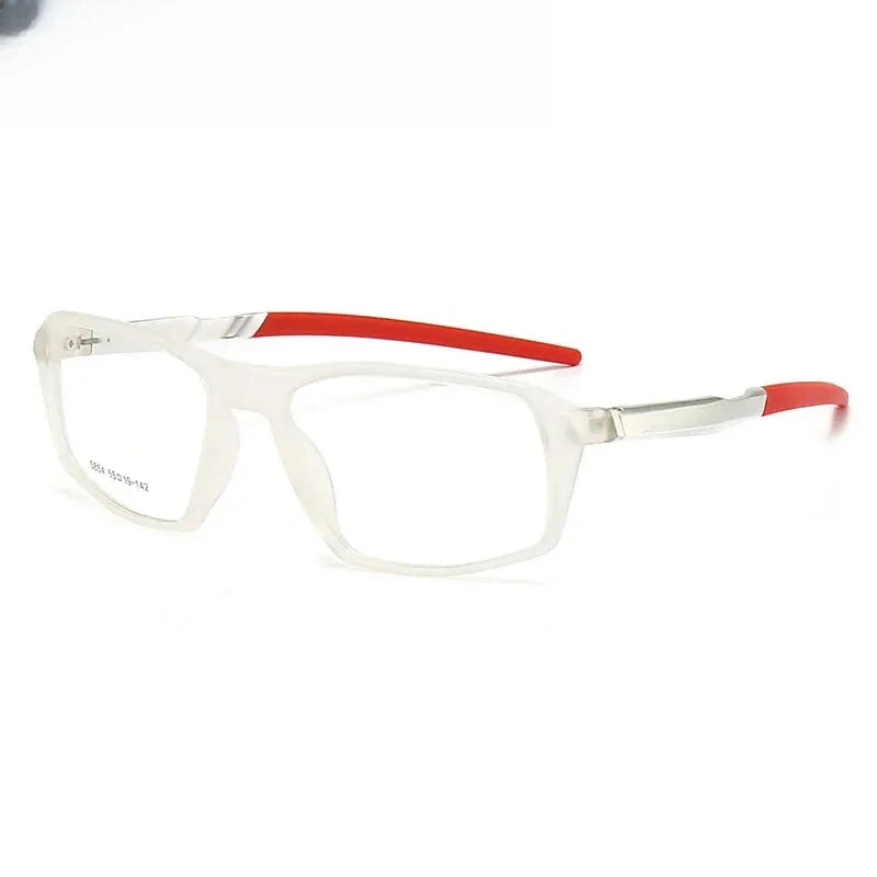 Men's Square Full Rim TR90 Prescription Glasses 615854 — view 6 | Rx Spectacle