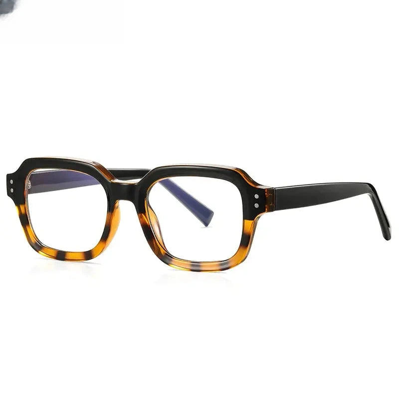 Women's Square Full Rim Plastic Reading Glasses Pfd2190 — view 12 | Rx Spectacle