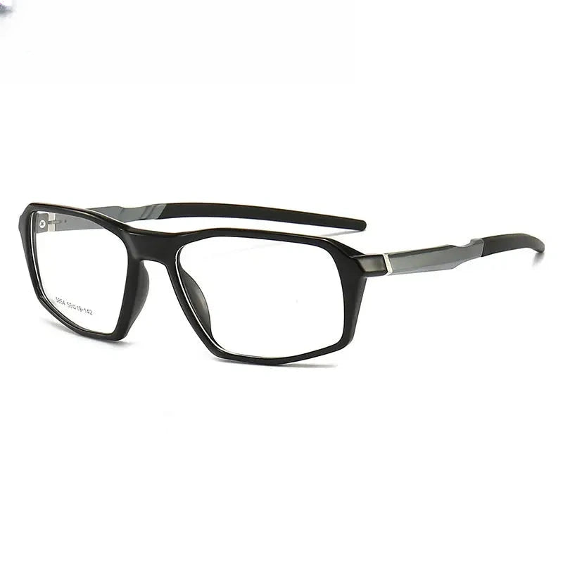 Men's Square Full Rim TR90 Prescription Glasses 615854 — view 7 | Rx Spectacle