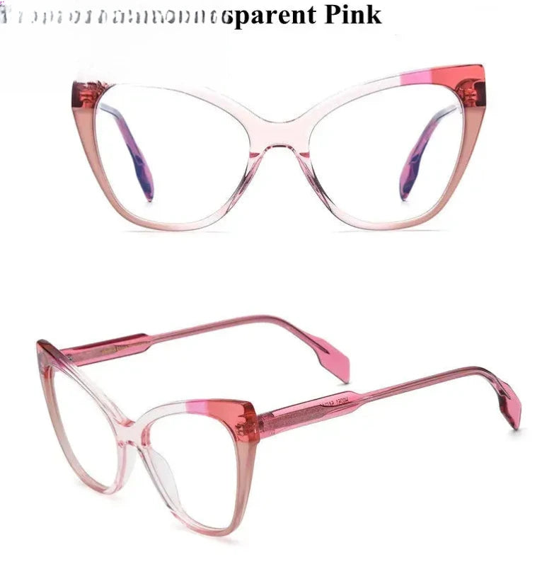 Women's Cat Eye Full Rim Acetate Prescription Glasses 419251 — view 3 | Rx Spectacle