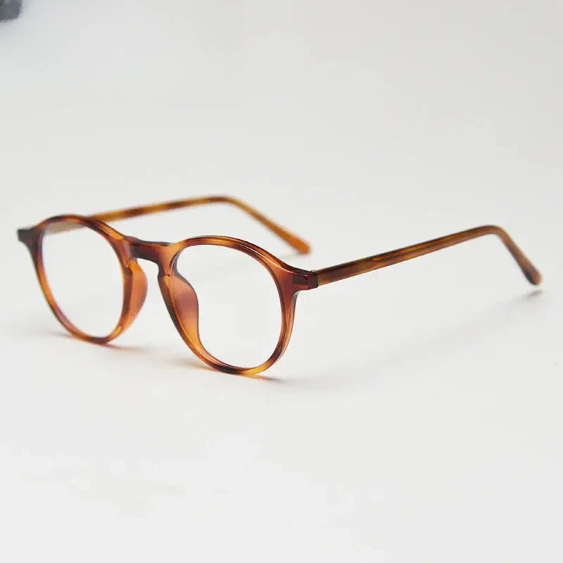 Unisex Round Full Rim Titanium Prescription Glasses 759190 — view 7 | Rx Spectacle