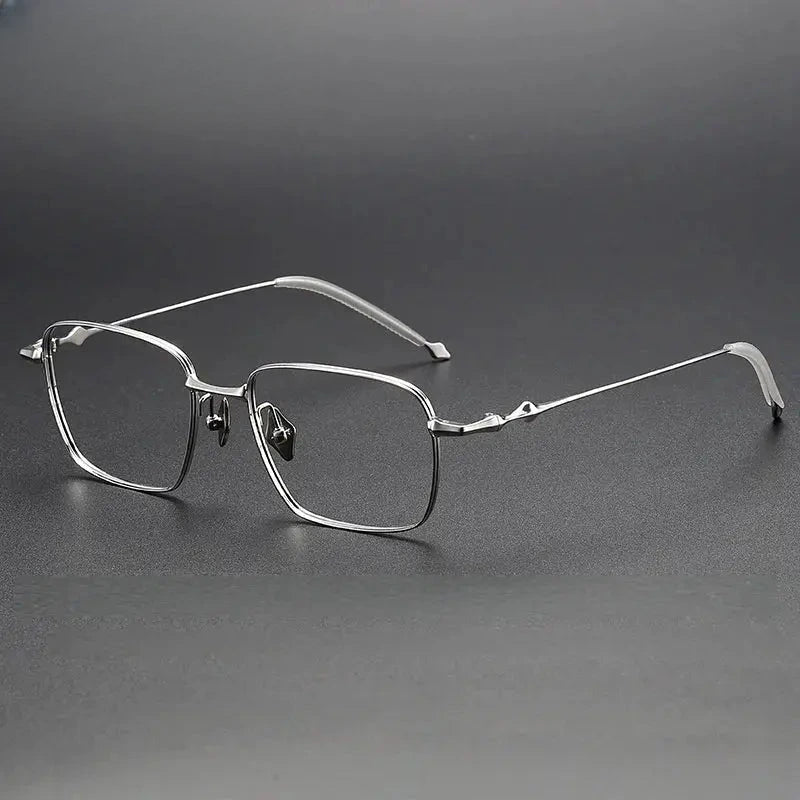 Men's Polygon Full Rim Titanium Prescription Glasses 544118 — view 1 | Rx Spectacle