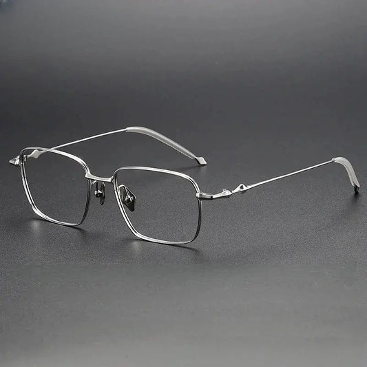 Men's Polygon Full Rim Titanium Prescription Glasses 544118 — view 1 | Rx Spectacle