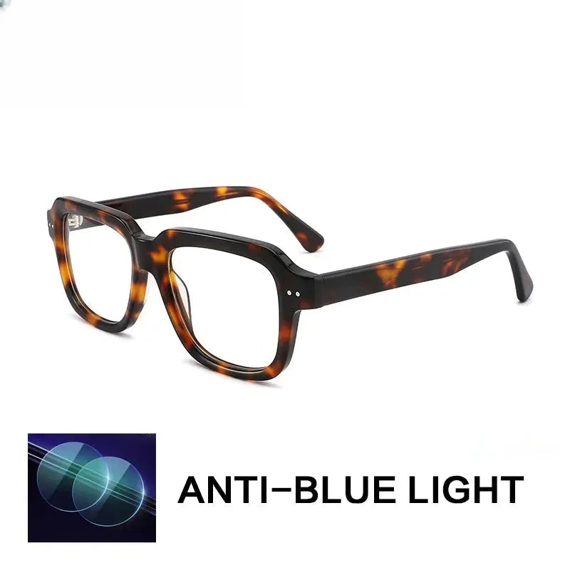 Unisex Polygon Full Rim Acetate Reading Glasses G2404 — view 5 | Rx Spectacle