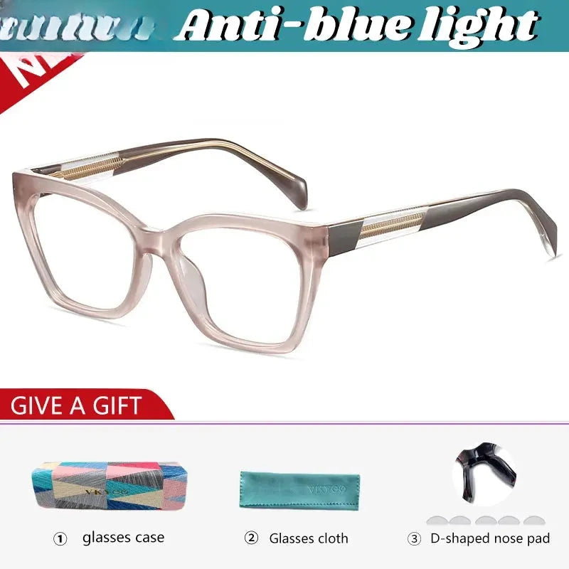 Women's Butterfly Full Rim TR90 Reading Glasses 582008 — view 6 | Rx Spectacle