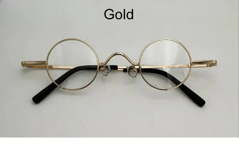 Unisex Round Full Rim Alloy Prescription Glasses 811441 — view 8 | Rx Spectacle