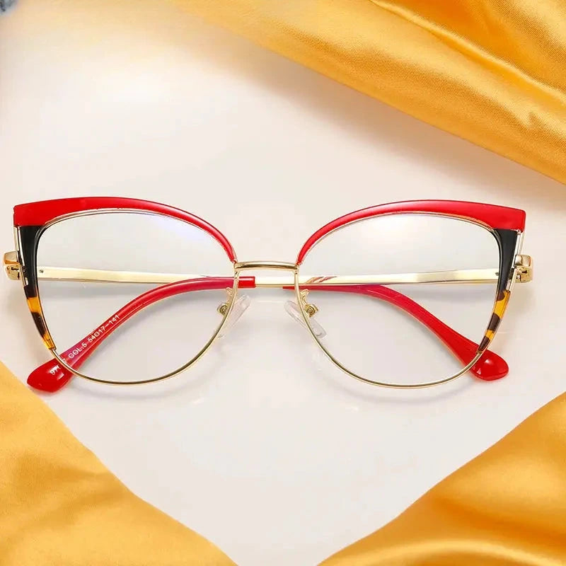 Women's Cat Eye Full Rim Acetate Prescription Glasses 97697 — view 1 | Rx Spectacle