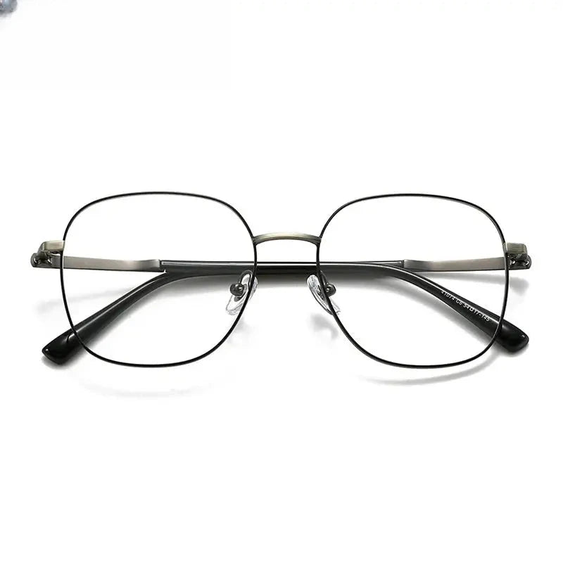 Unisex Square Full Rim Alloy Prescription Glasses 441074 — view 11 | Rx Spectacle