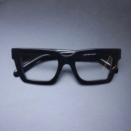 Unisex Square Full Rim Acetate Prescription Glasses Gxyj-1181 — view 1 | Rx Spectacle