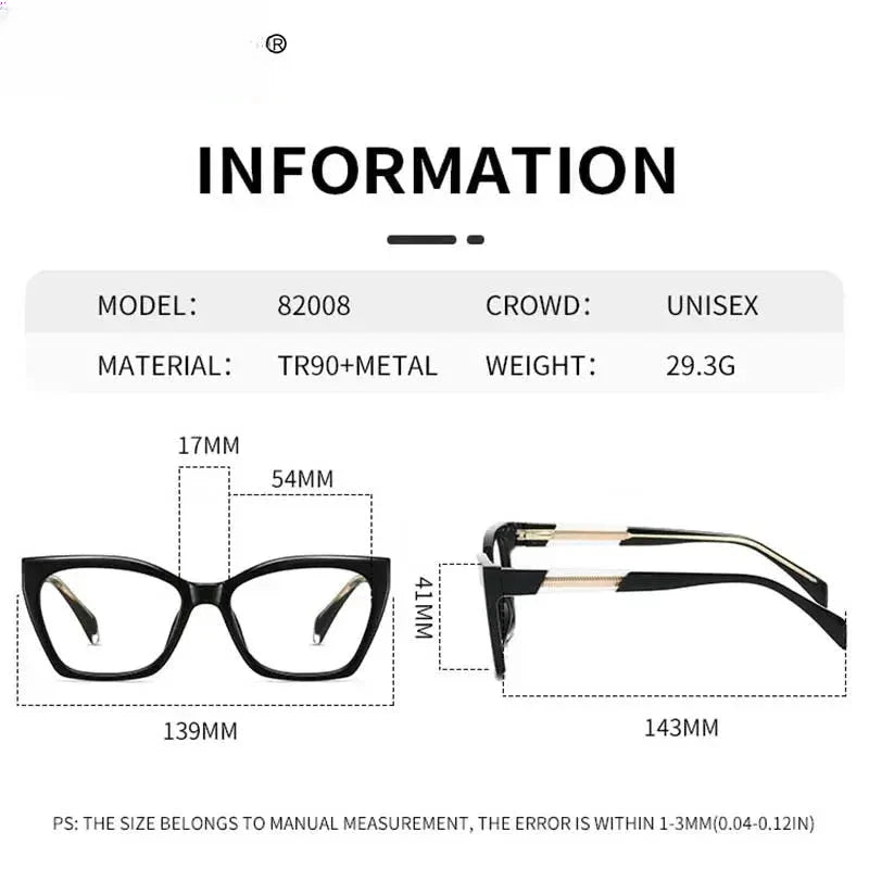 Women's Butterfly Full Rim TR90 Reading Glasses 582008 — view 2 | Rx Spectacle