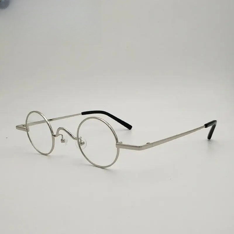 Unisex Round Full Rim Alloy Prescription Glasses 811001 — view 12 | Rx Spectacle