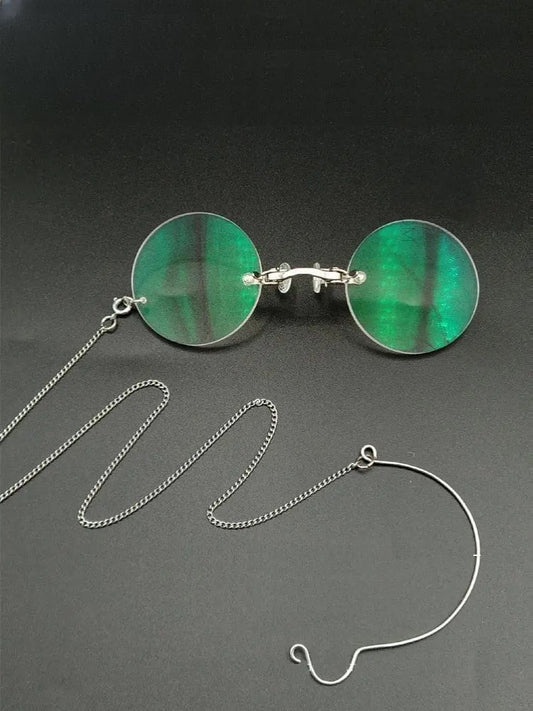 Unisex Round Full Rim Alloy Reading Glasses Y032 — view 1 | Rx Spectacle