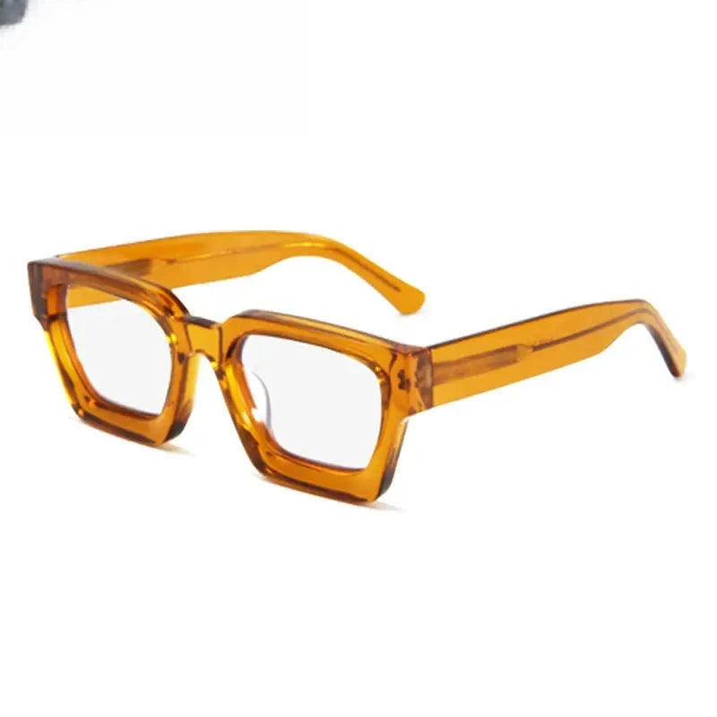 Unisex Square Full Rim Acetate Prescription Glasses Gxyj1472 — view 12 | Rx Spectacle