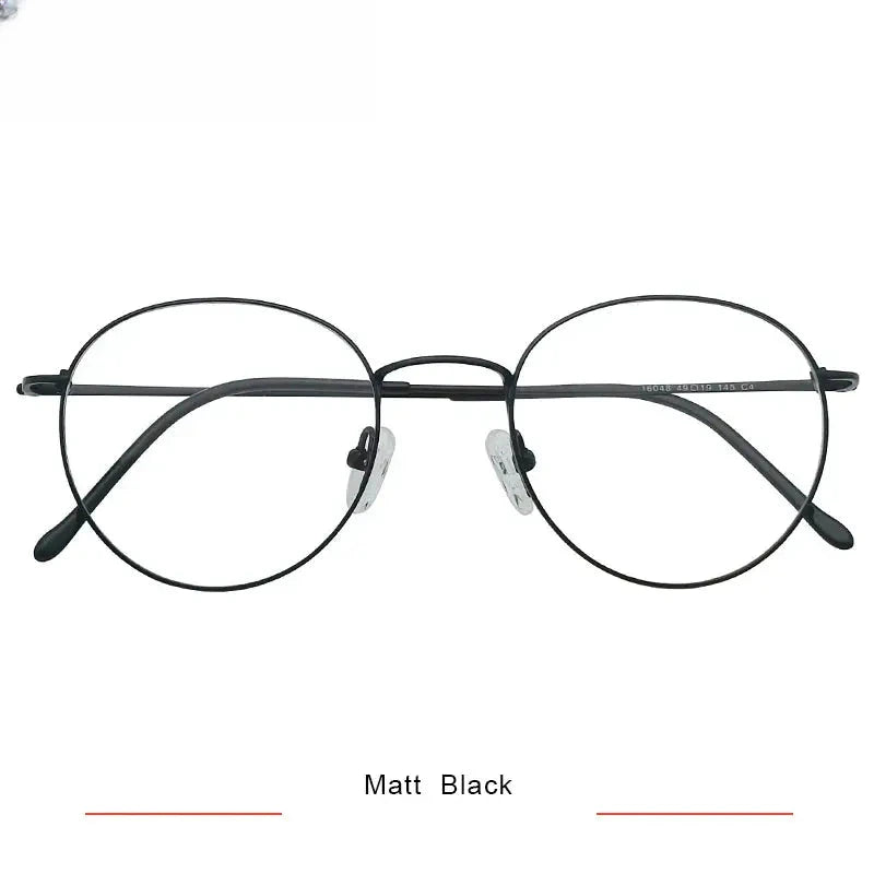 Women's Oval Full Rim Titanium Prescription Glasses 916048 — view 3 | Rx Spectacle