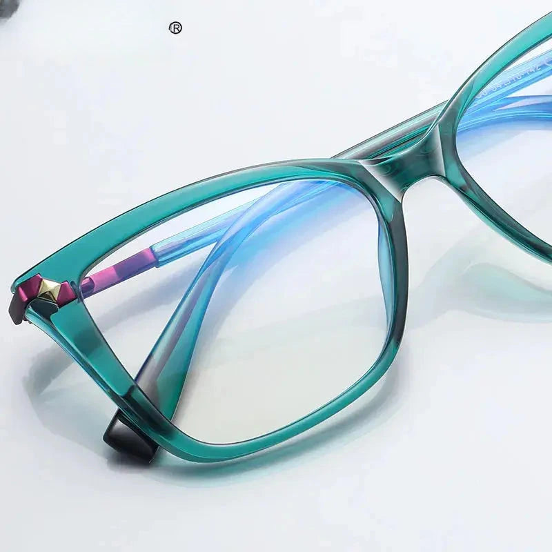 Women's Cat Eye Full Rim TR90 Reading Glasses 2127 — view 2 | Rx Spectacle