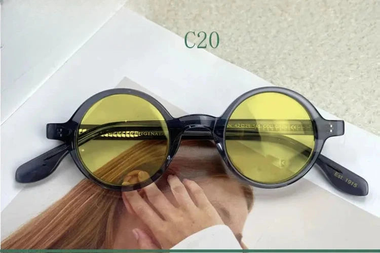 Unisex Round Full Rim Acetate Prescription Glasses 4225s — view 26 | Rx Spectacle