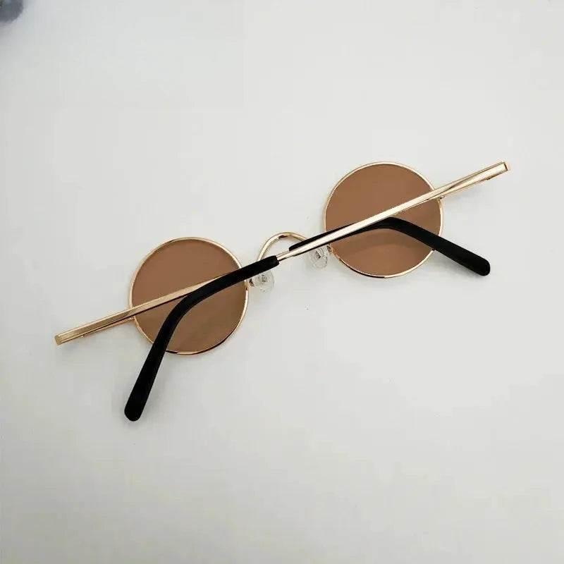 Unisex Round Full Rim Alloy Prescription Glasses 3836 — view 4 | Rx Spectacle