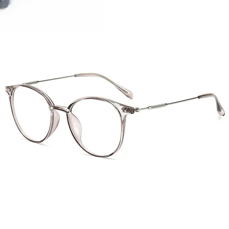 Women's Round Full Rim Titanium Prescription Glasses 390045 — view 8 | Rx Spectacle