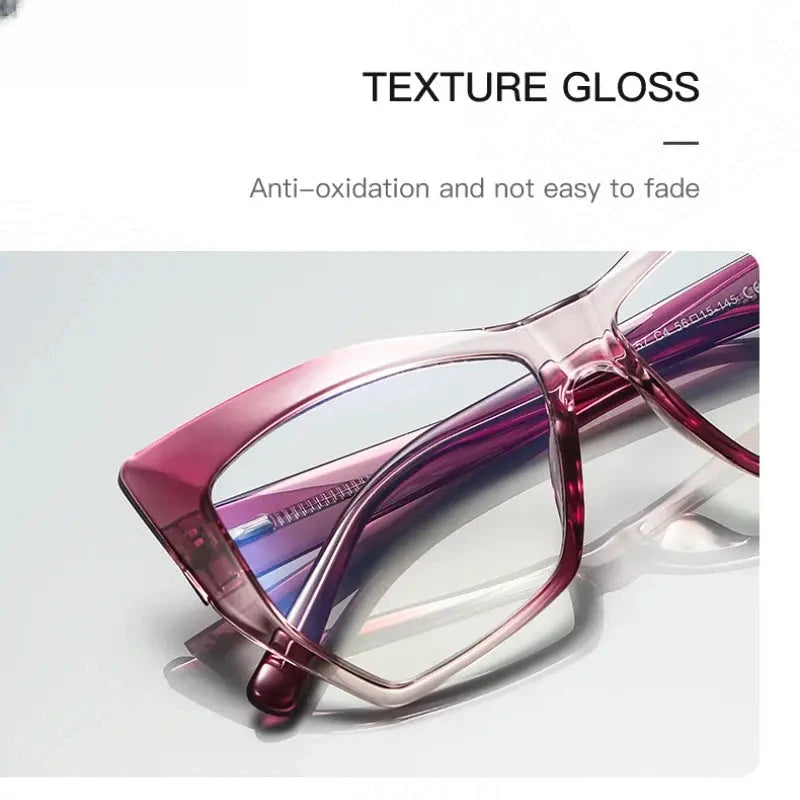 Women's Cat Eye Full Rim TR90 Reading Glasses 2157 — view 5 | Rx Spectacle