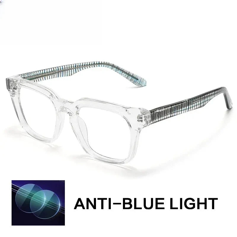 Unisex Square Full Rim Acetate Reading Glasses G91807 — view 6 | Rx Spectacle
