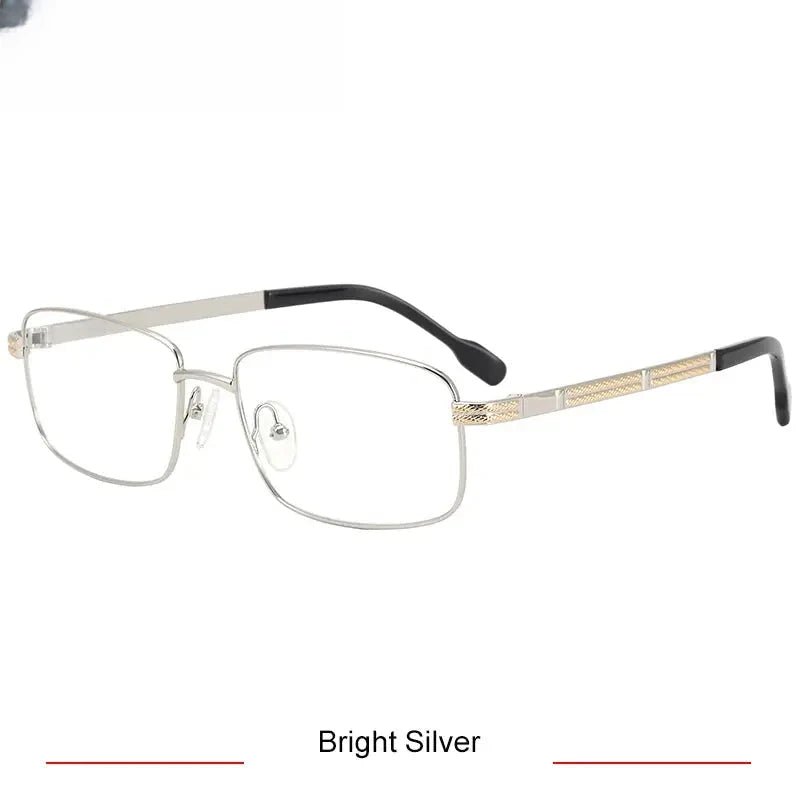 Men's Polygon Full Rim Titanium Prescription Glasses 350040 — view 4 | Rx Spectacle