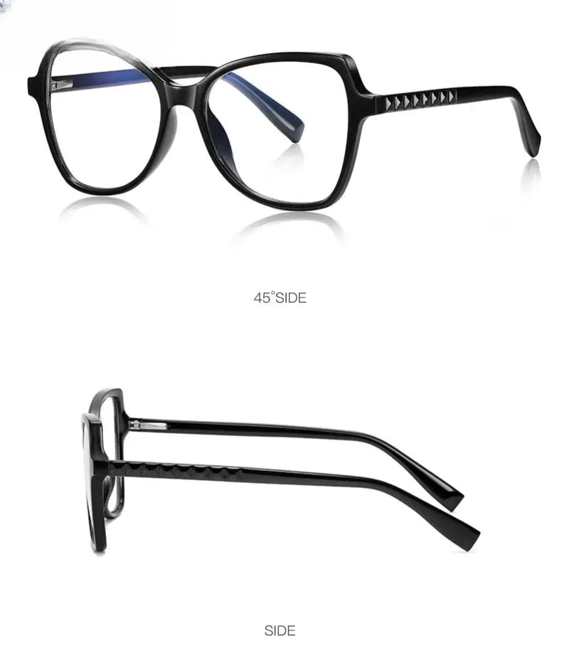 Women's Cat Eye Full Rim Plastic Reading Glasses 2137 — view 13 | Rx Spectacle