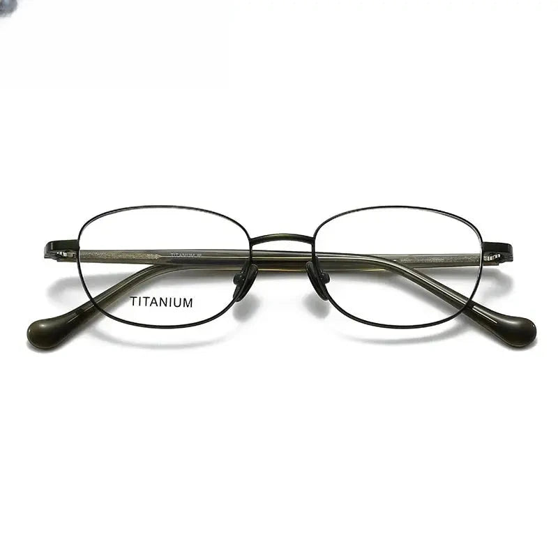 Women's Oval Full Rim Prescription Glasses 407002 — view 4 | Rx Spectacle