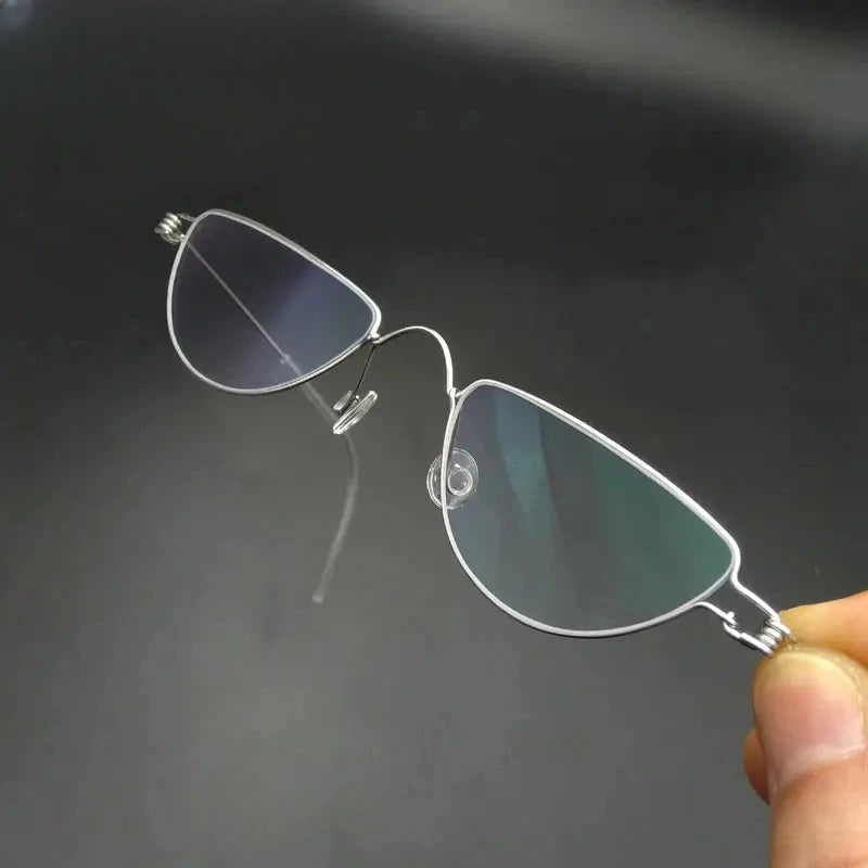 Unisex Triangle Full Rim Flat Top Reading Glasses 4520r — view 5 | Rx Spectacle
