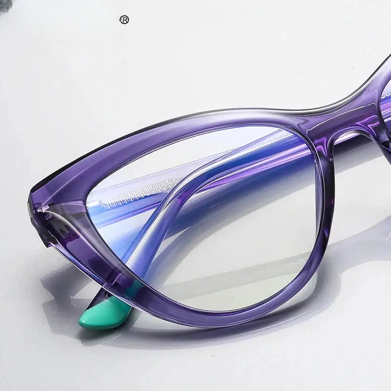 Women's Cat Eye Full Rim Reading Glasses Pfd2152 — view 2 | Rx Spectacle