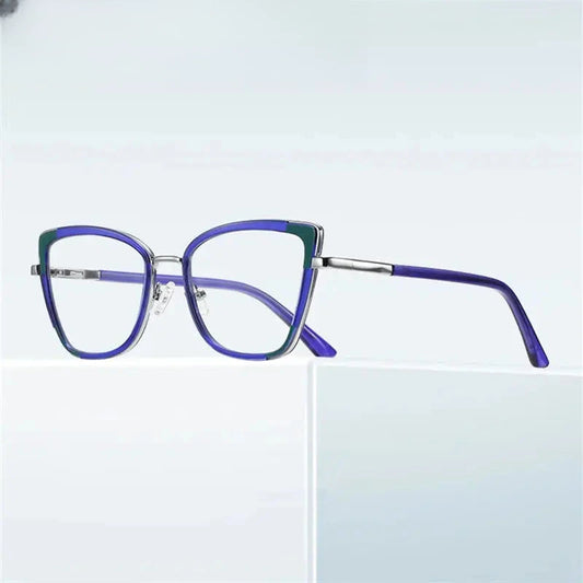 Women's Cat Eye Full Rim TR90 Prescription Glasses 31337 — view 1 | Rx Spectacle