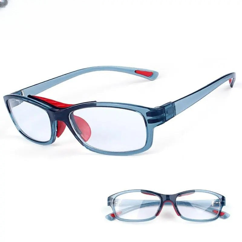 Unisex Square Full Rim TR90 Sports Glasses 010 — view 13 | Rx Spectacle