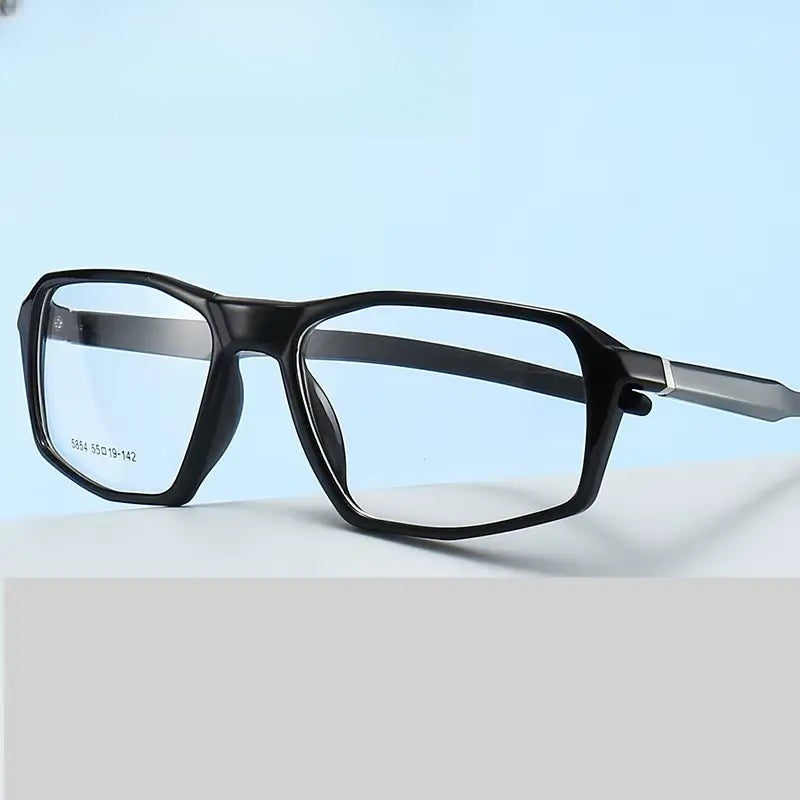 Unisex Square Full Rim TR90 Sports Glasses 5854 — view 1 | Rx Spectacle