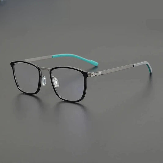 Unisex Square Full Rim Alloy Screwless Prescription Glasses Gxyj1152 — view 1 | Rx Spectacle