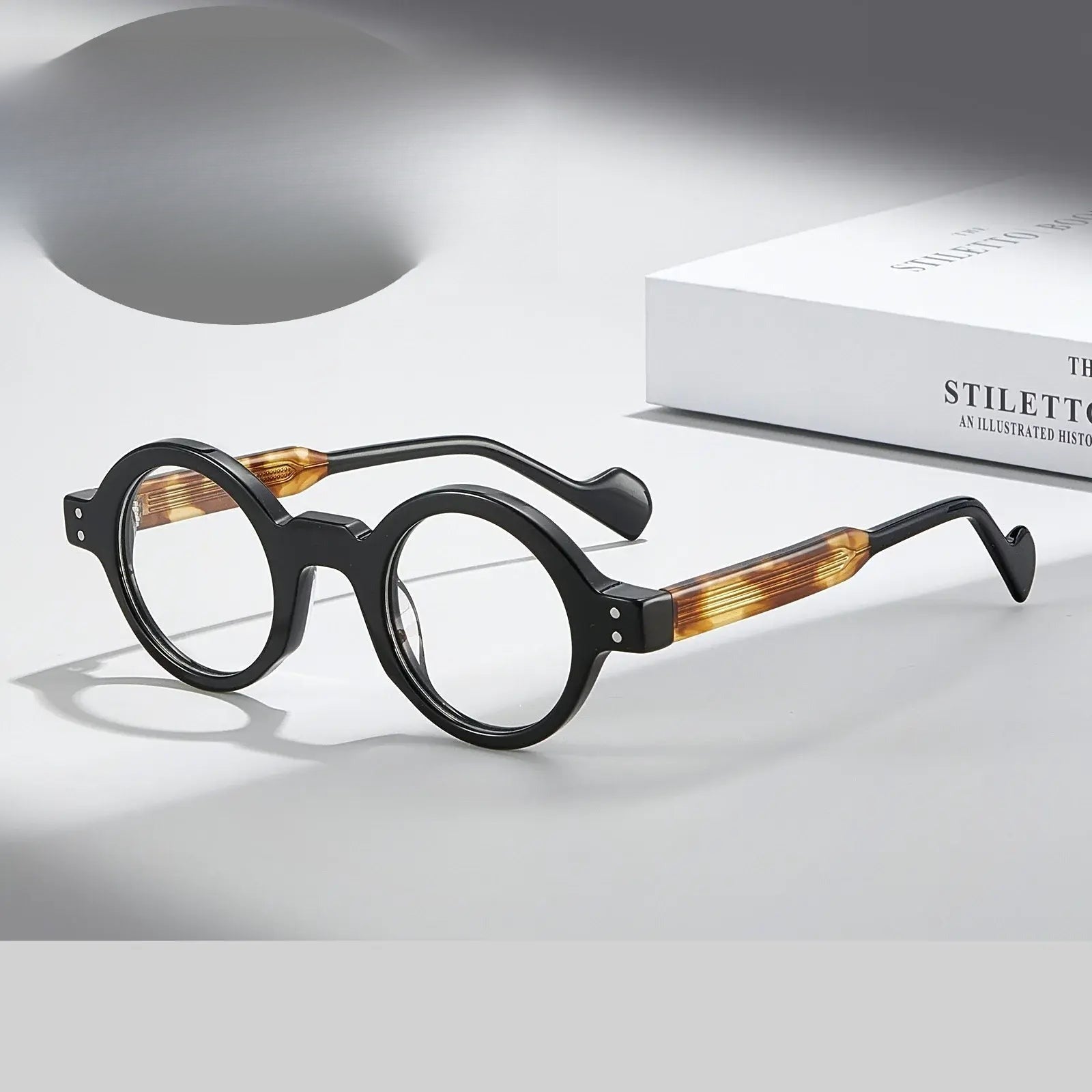 Unisex Round Full Rim Acetate Prescription Glasses 90265 — view 1 | Rx Spectacle