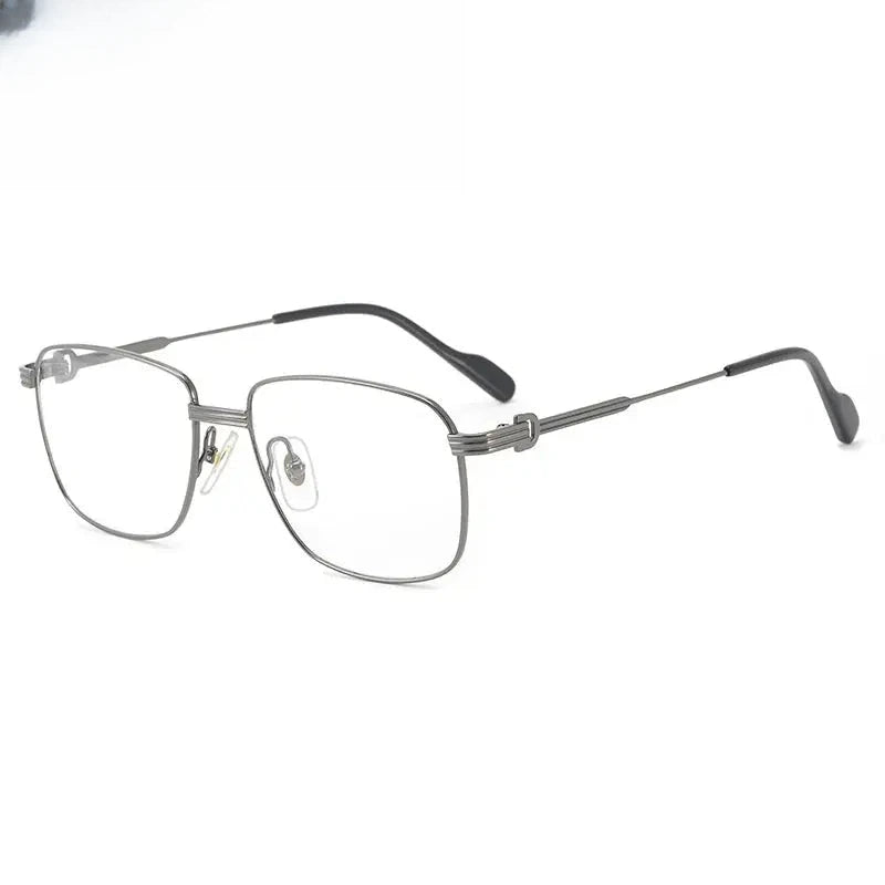Women's Square Full Rim Titanium Prescription Glasses 880294 — view 3 | Rx Spectacle