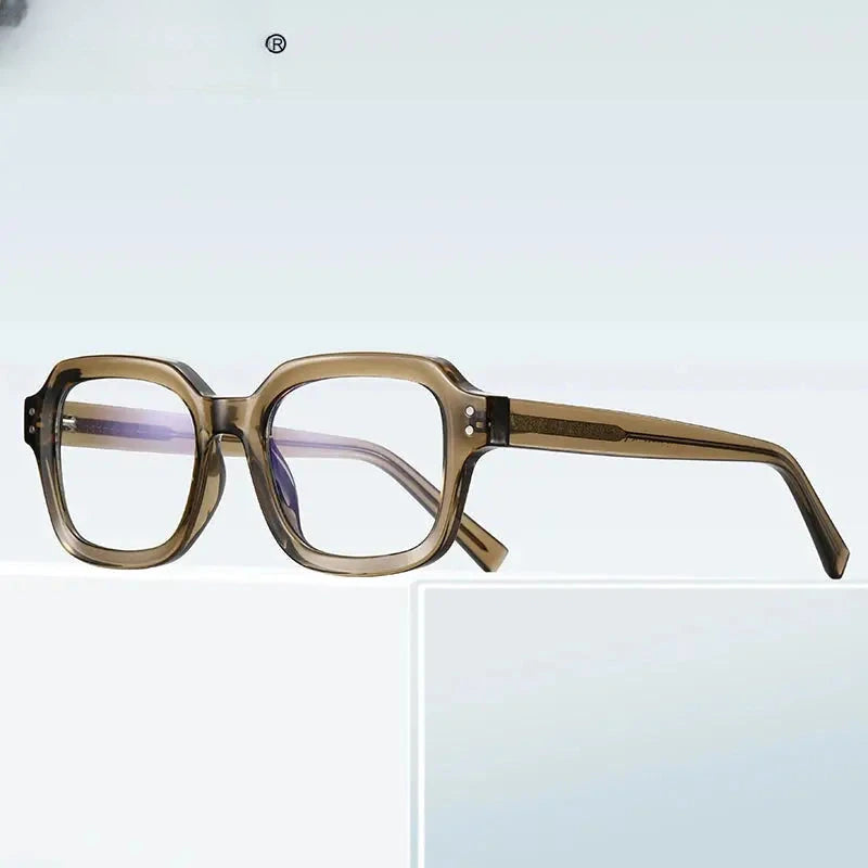 Women's Square Full Rim Plastic Reading Glasses Pfd2190 — view 4 | Rx Spectacle