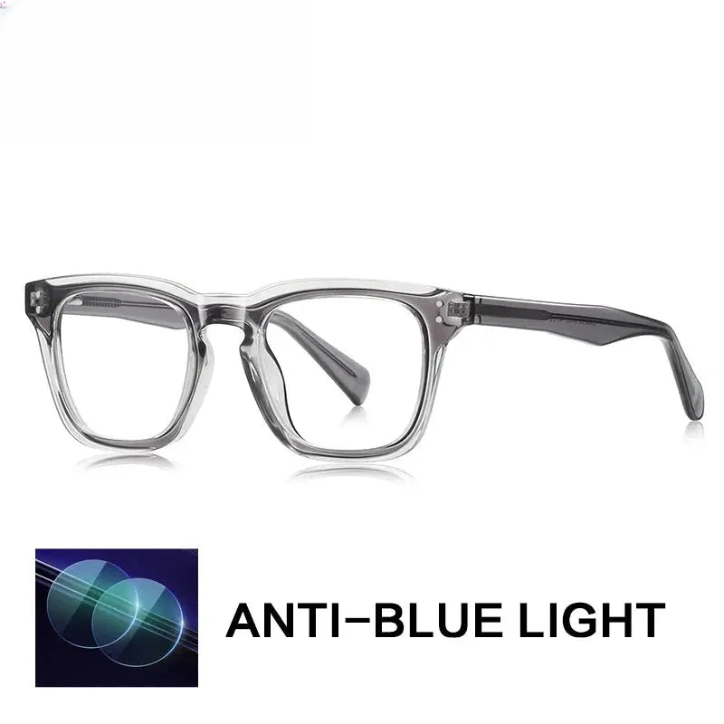 Unisex Square Full Rim Titanium Reading Glasses Gxyj9022 — view 5 | Rx Spectacle