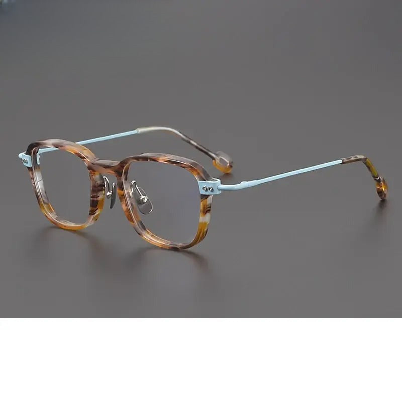 Unisex Square Full Rim Titanium Oversized Prescription Glasses 679009 — view 1 | Rx Spectacle