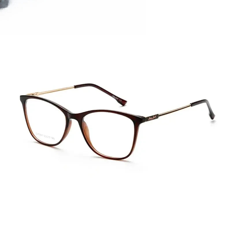 Women's Cat Eye Full Rim TR90 Prescription Glasses 670011 — view 3 | Rx Spectacle
