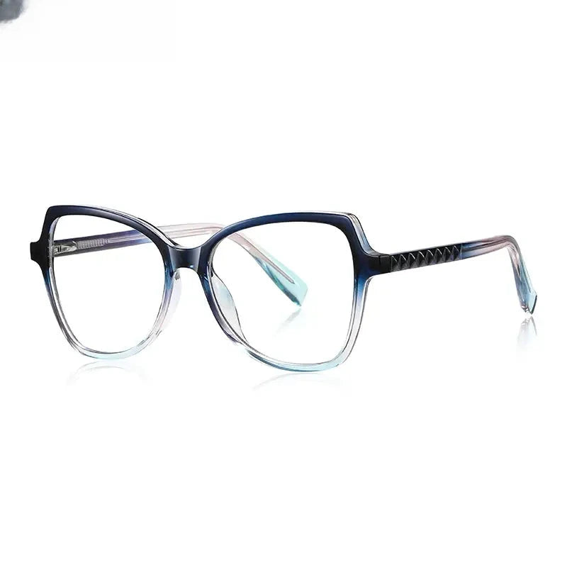 Women's Cat Eye Full Rim Plastic Reading Glasses 2137 — view 8 | Rx Spectacle