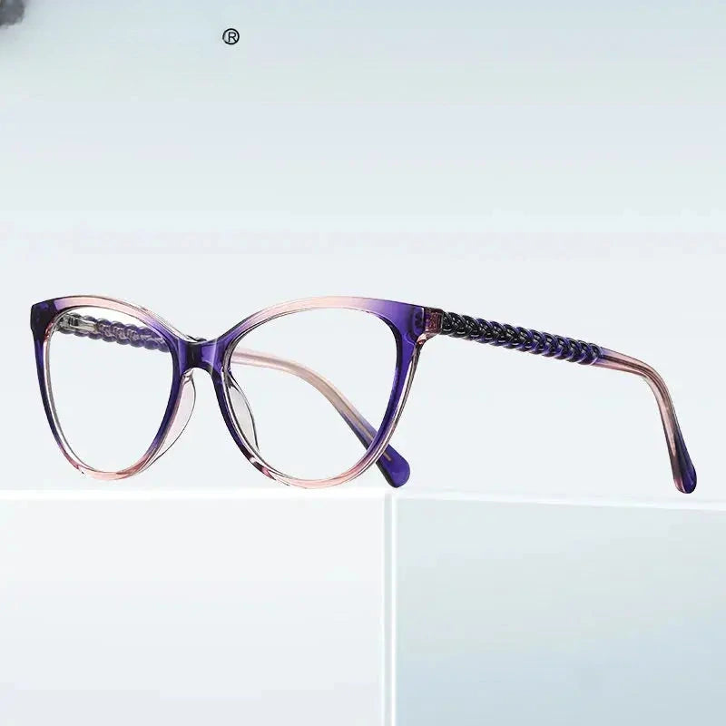 Unisex Cat Eye Full Rim TR90 Reading Glasses 2136 — view 2 | Rx Spectacle