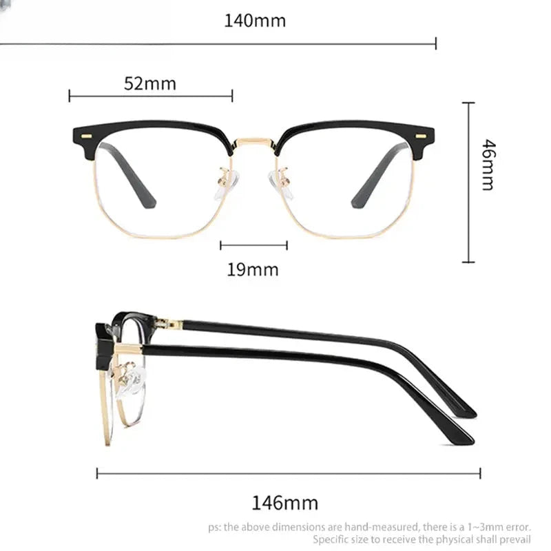 Unisex Square Full Rim TR90 Reading Glasses 49085 — view 6 | Rx Spectacle