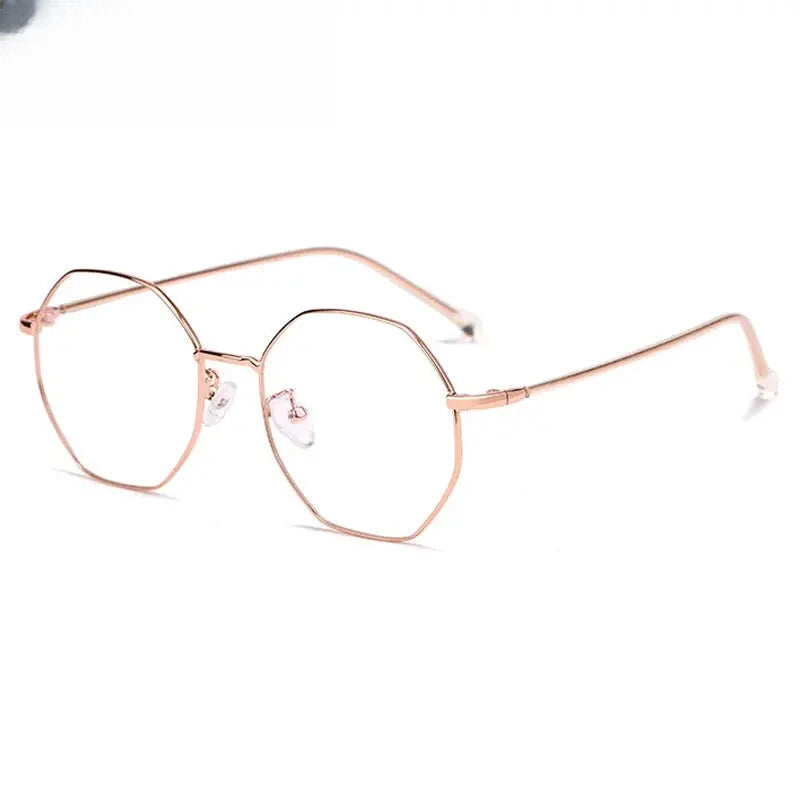 Women's Polygon Full Rim Alloy Prescription Glasses 91100/01 — view 5 | Rx Spectacle