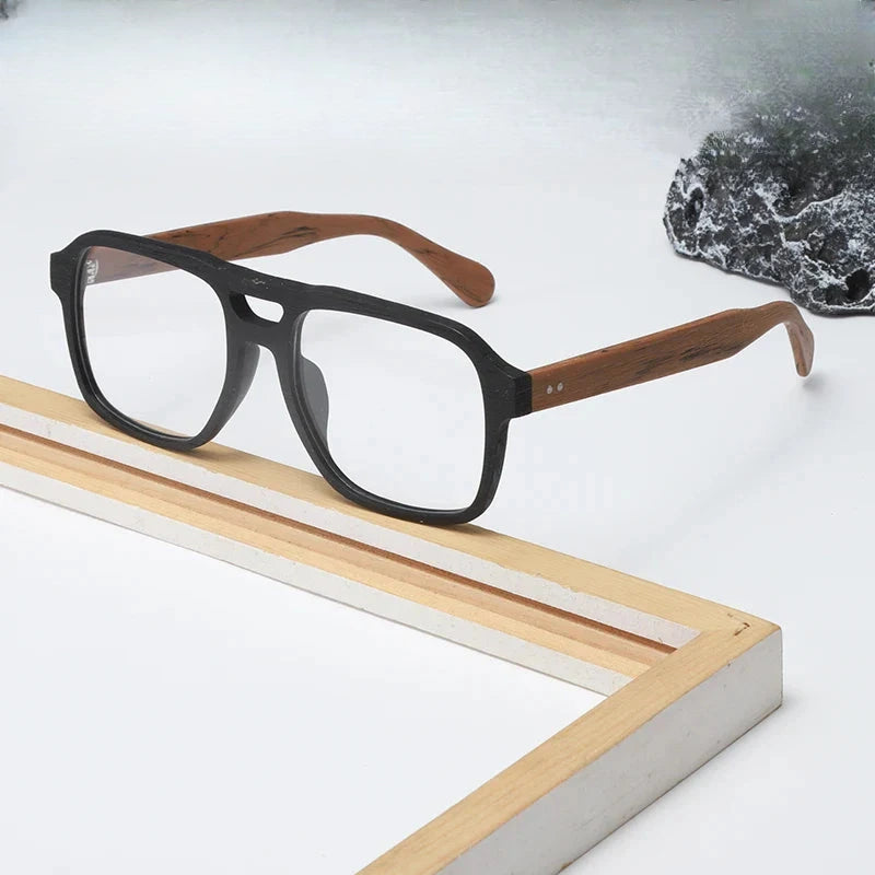 Unisex Square Full Rim Acetate Prescription Glasses 818700 — view 1 | Rx Spectacle
